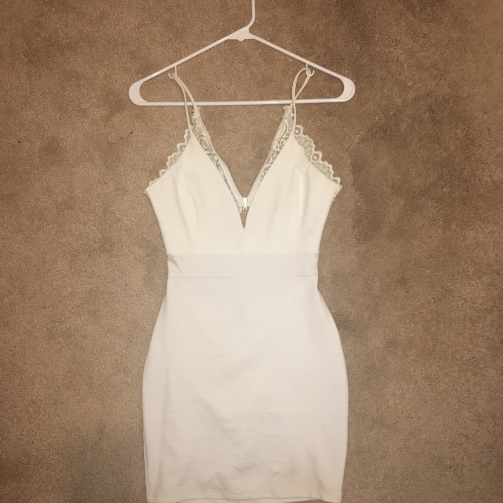 White short mini homecoming/party dress